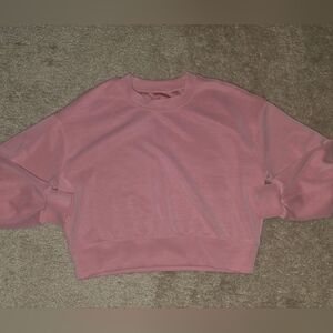 Lululemon Softstreme Perfectly Oversized Cropped Crew Pink Tide 4